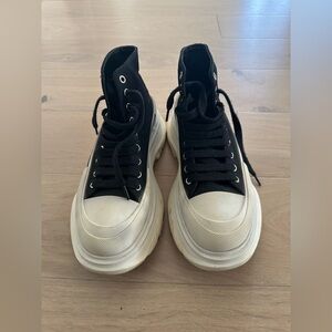 Alexandre Mcqueen Black High-Top Sneakers
